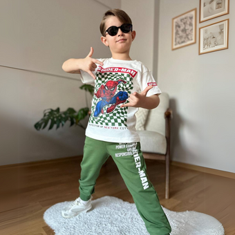 Ensemble de jogging en coton Spidy Power