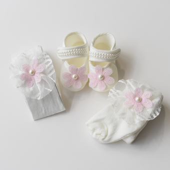 Ensemble de perles florales pour bébé