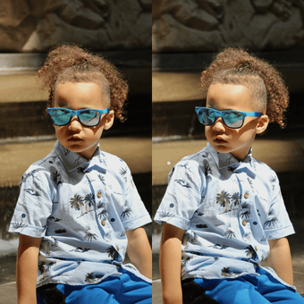 Chemise en coton à manches courtes pour garçons