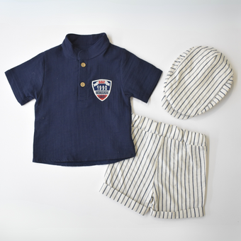 Ensemble short décontracté Chill & Striped