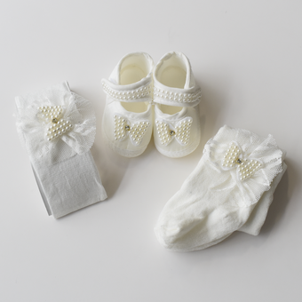 Ensemble papillon bébé poire