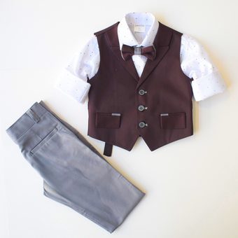 Dapper David Formal Vest Set