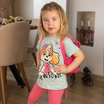 Ensemble de leggings en coton pour filles, amusant au quotidien