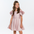 Robe rouge ludique pour adolescentes