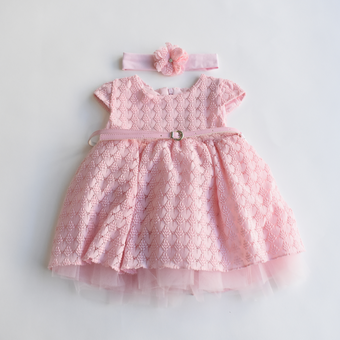 Robe en dentelle Mia bébé fille