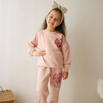 Ensemble de jogging Blush Fun pour filles