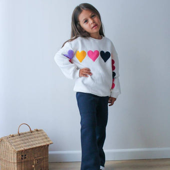 Multiple Hearts Girls Casual Set