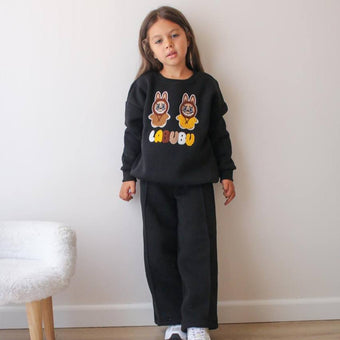 La-Bu-Bu Yellow Girls Casual Set