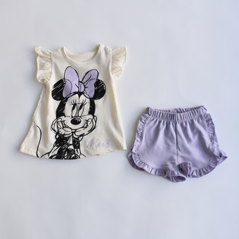 Ensemble short pour filles prêtes à l'aventure