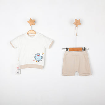 Ensemble short décontracté pour bébé Seaside