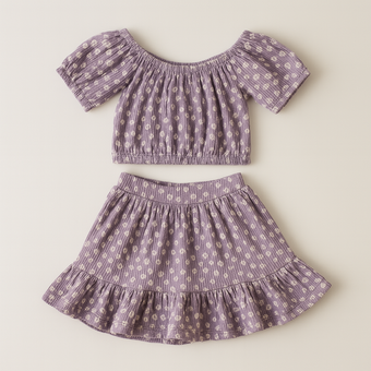 Ensemble décontracté Darling Daisies pour filles