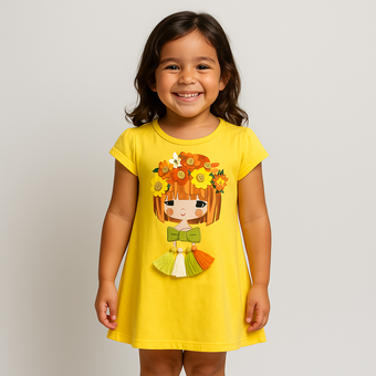 Radiant Emma Girls Cotton Dress