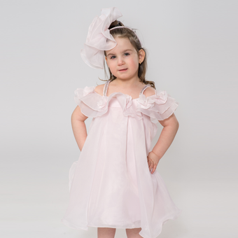 Robe européenne Ophelia en organza