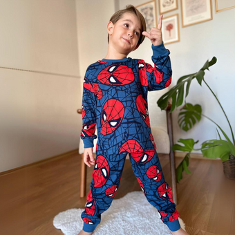 Spider Boys Cotton Pyjama Set