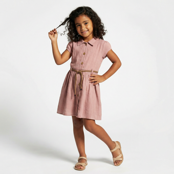Ella Charm Girls Cotton Dress