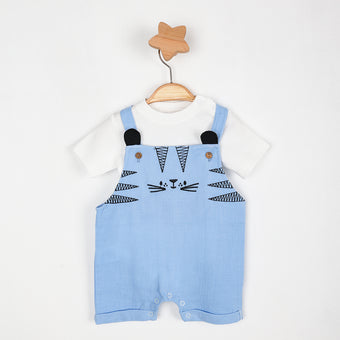 Ensemble salopette Tiger pour bébés garçons