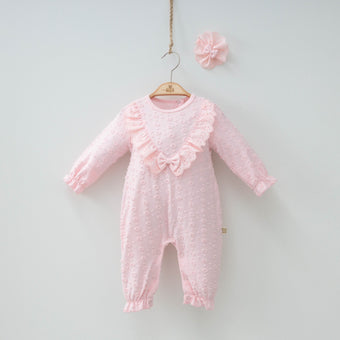 Ensemble de pyjama pour filles avec nœud à froufrous