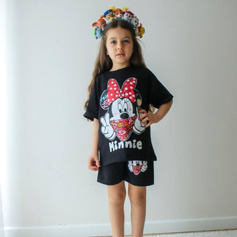 Downtown Mouse Girls Short Set