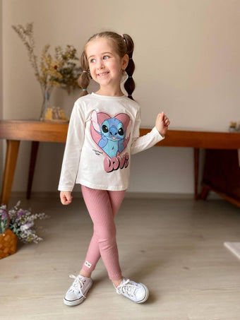 Ensemble de leggings Crazy Fun pour filles