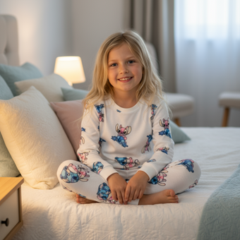 STlTCH'ed Night Cotton Pyjama Set