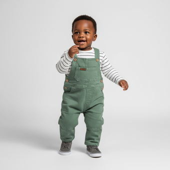 Steve Striped Casual Overall