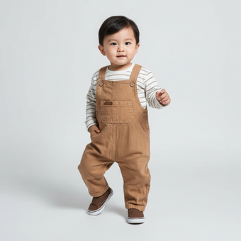 Steve Striped Casual Overall