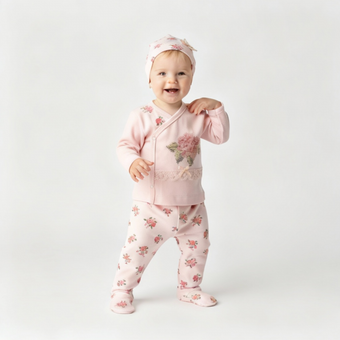 Rosy Rose Newborn 3PC Set
