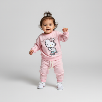 Miaw Kitty Girls Jogger Set