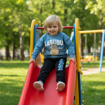 LA-BU-BU Boys Joggers Set