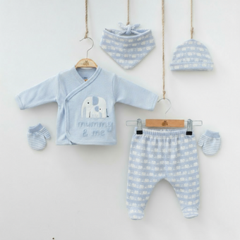 Ensemble nouveau-né Dream Safari 5 pièces