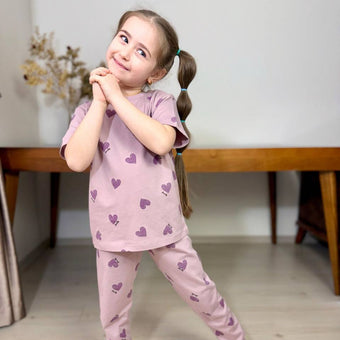 Ensemble de pyjama Heart Dream pour filles