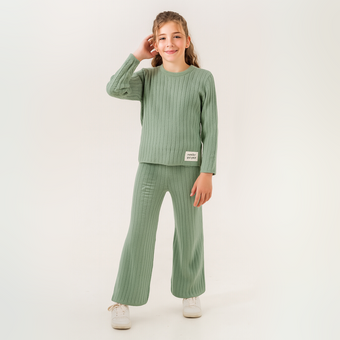 Lulu Luxury Girls Knit Set