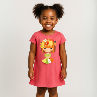 Radiant Emma Girls Cotton Dress