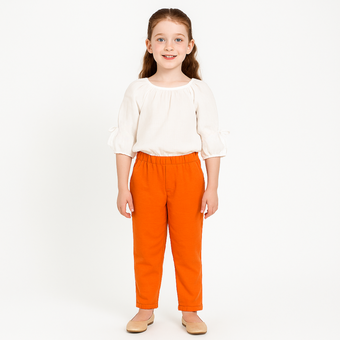 Ensemble décontracté Oh My Orange pour filles