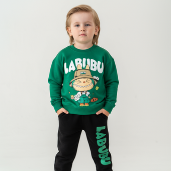 LA-BU-BU Boys Joggers Set