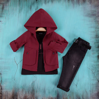 Ensemble décontracté pour bébés rap garçons