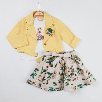 Ensemble décontracté pour filles Bouquet élégant