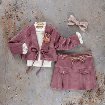 Cet ensemble décontracté pour filles au look des années 90