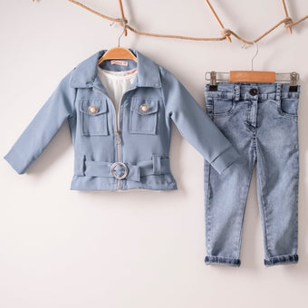 Fusion Style Girls Casual Set