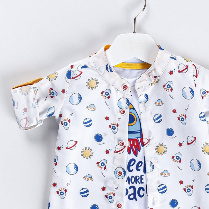 Little Astronaut Boys Casual Set