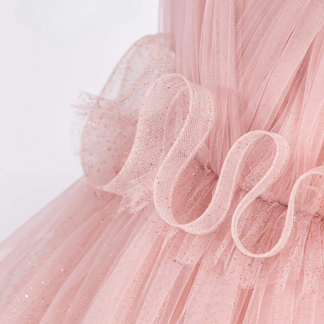 Robe formelle pour filles étoiles scintillantes