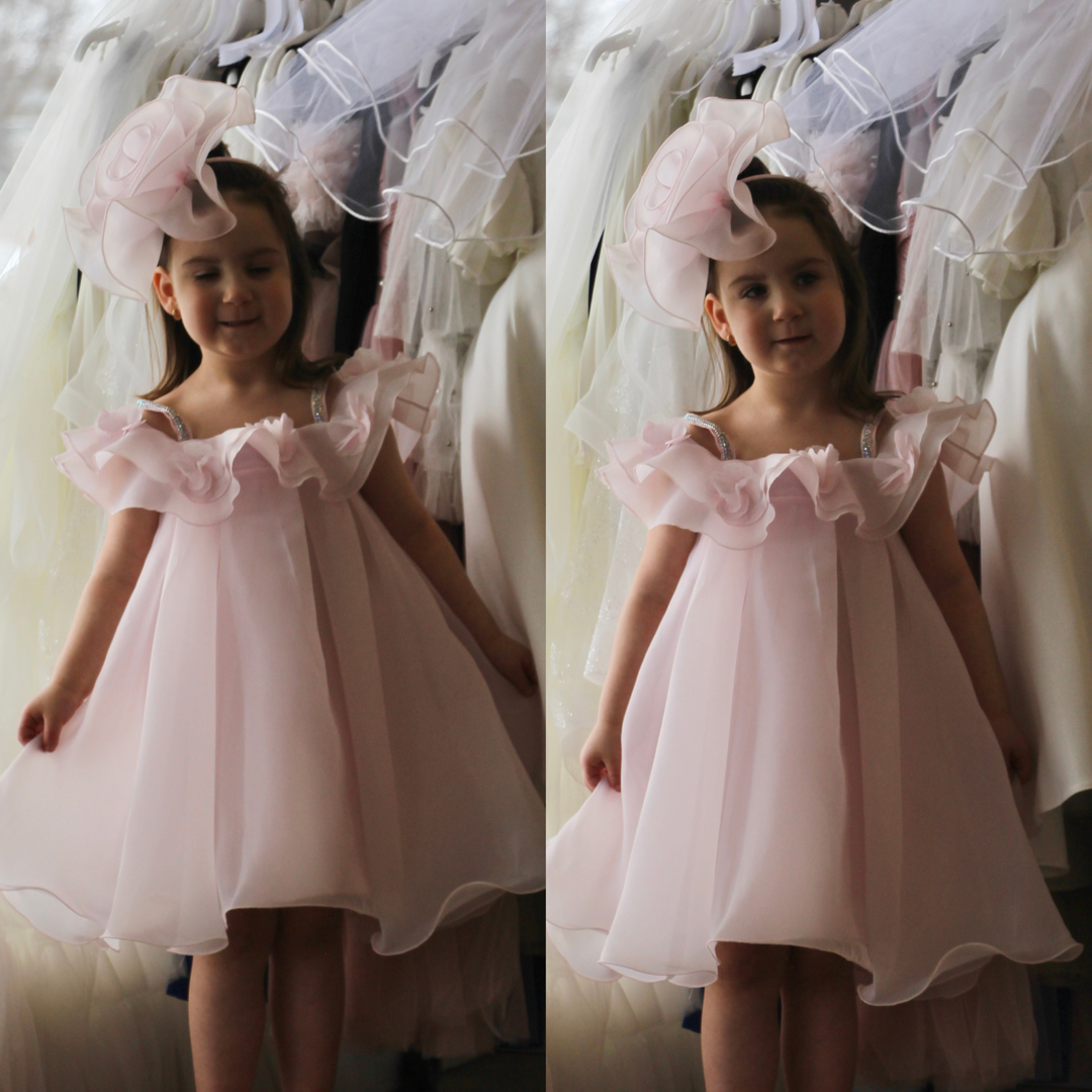 Robe européenne Ophelia en organza