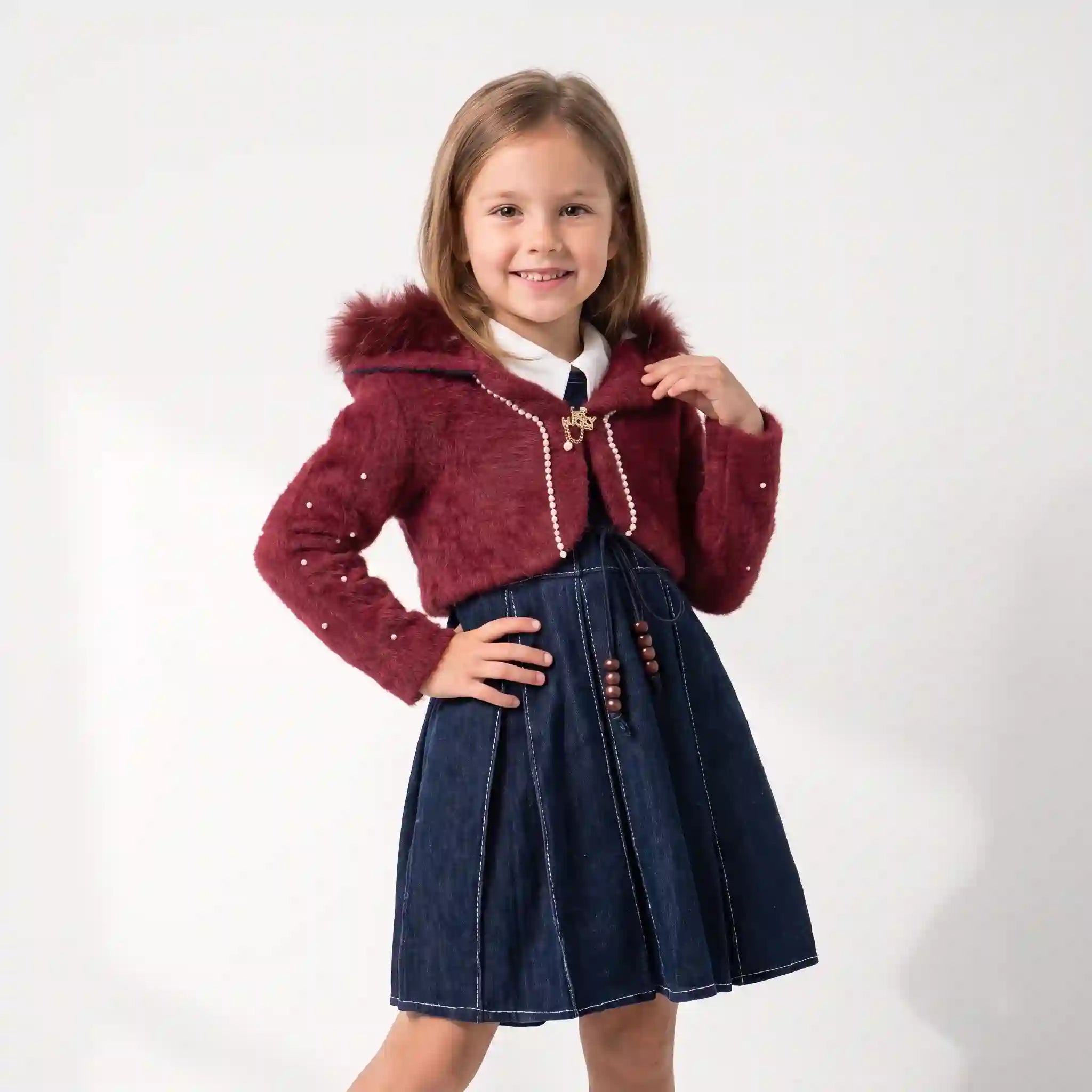 Ensemble boléro et robe en jean Royal Charm