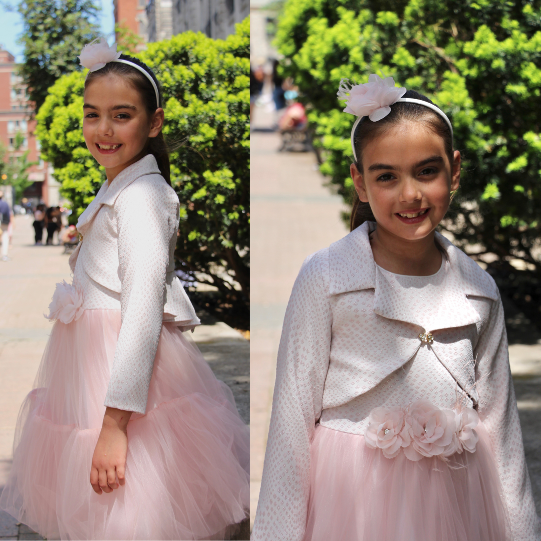 Petite Ariana Formal Girls Dress & Jacket