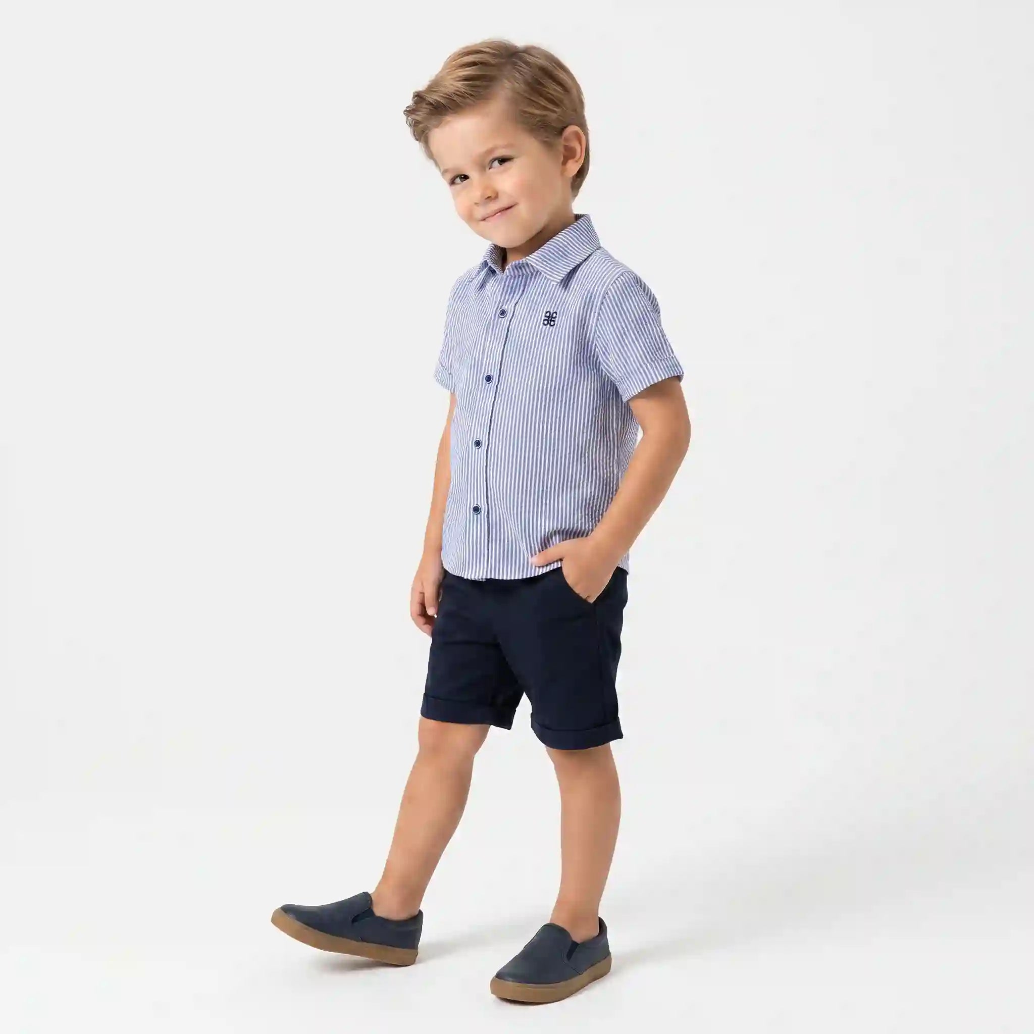 Charlie Charm Shirt & Shorts Set