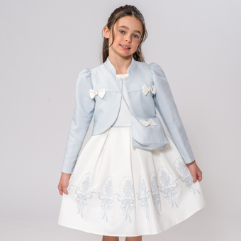 Baby Blue Elegant Girl Dress