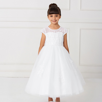 PRE-ORDER: Leila Lace Girls Formal Dress