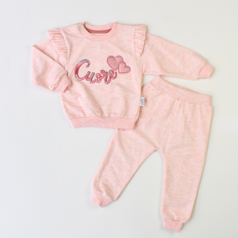 Amore Baby Girls Cotton Set