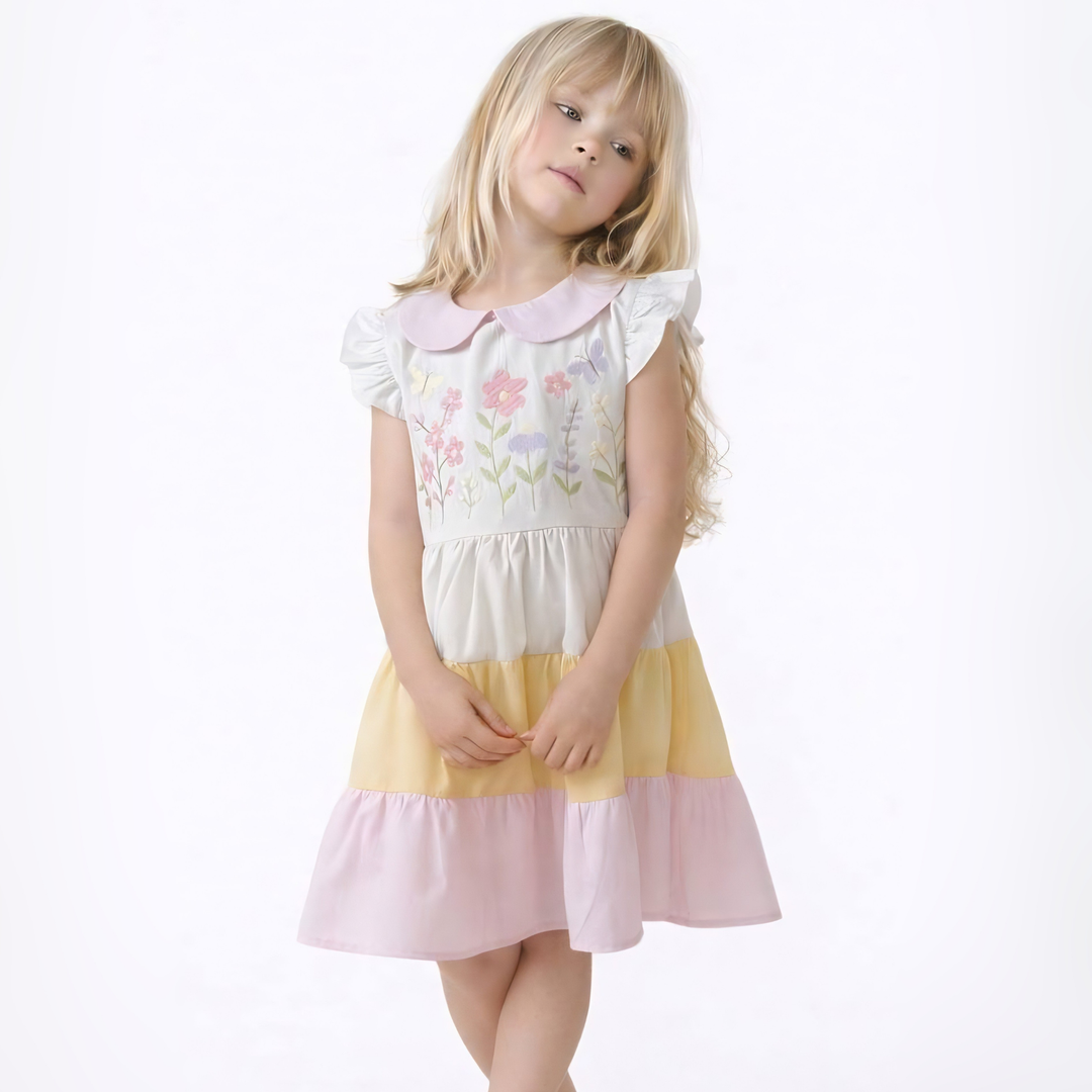 Robe décontractée jardin pastel