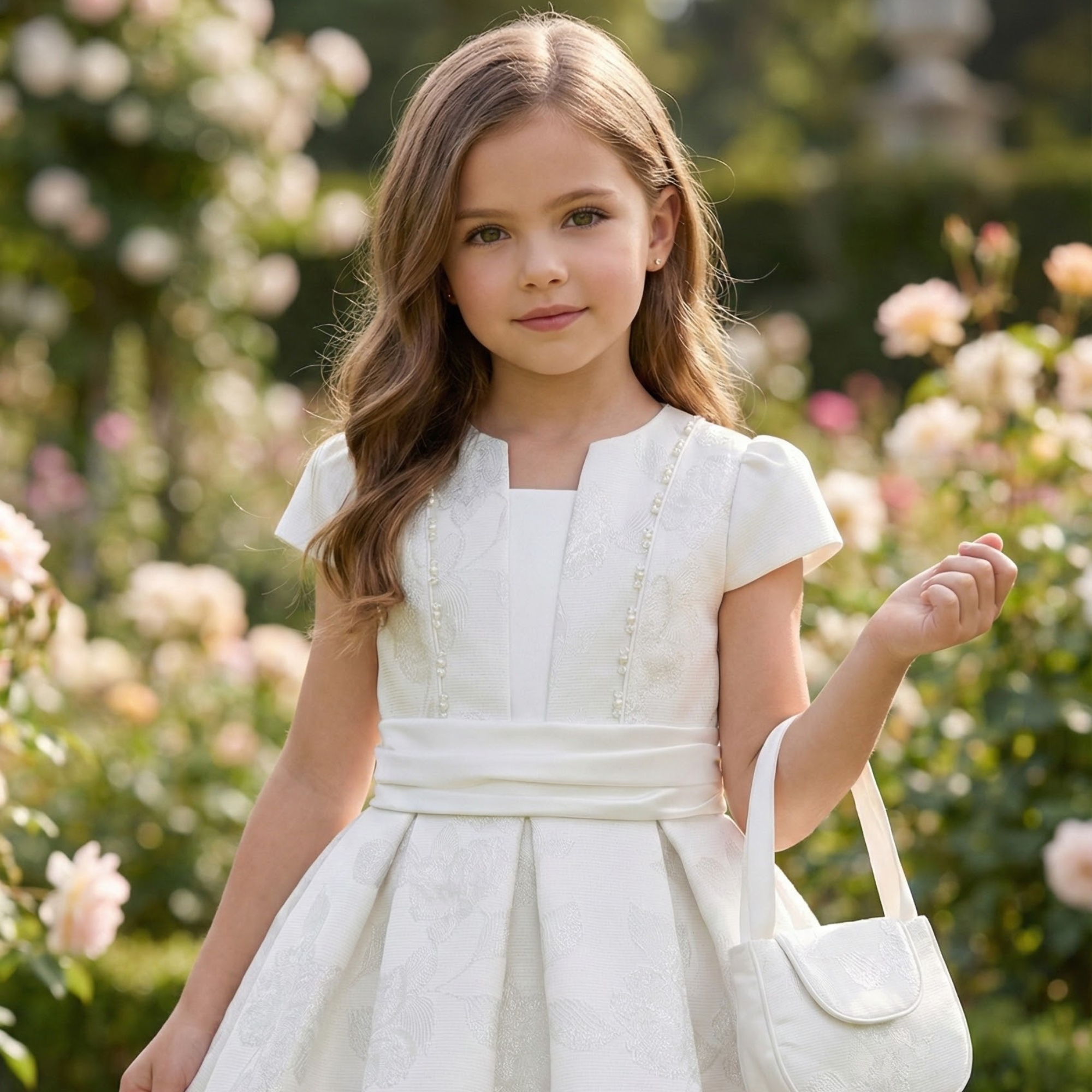 white princess dress for girl Luxury Snow White Princess Dress